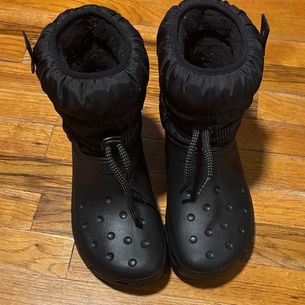 CROCS Black Winter & Rain Boots